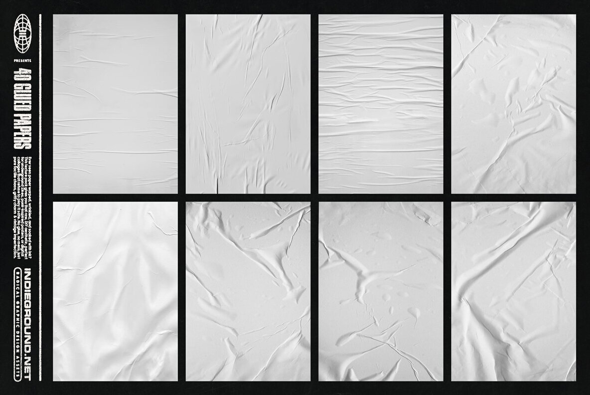 Glued Paper Textures 2