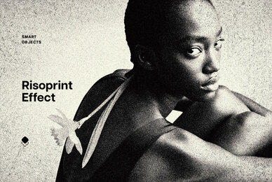 Vintage Risoprint Photo Effect