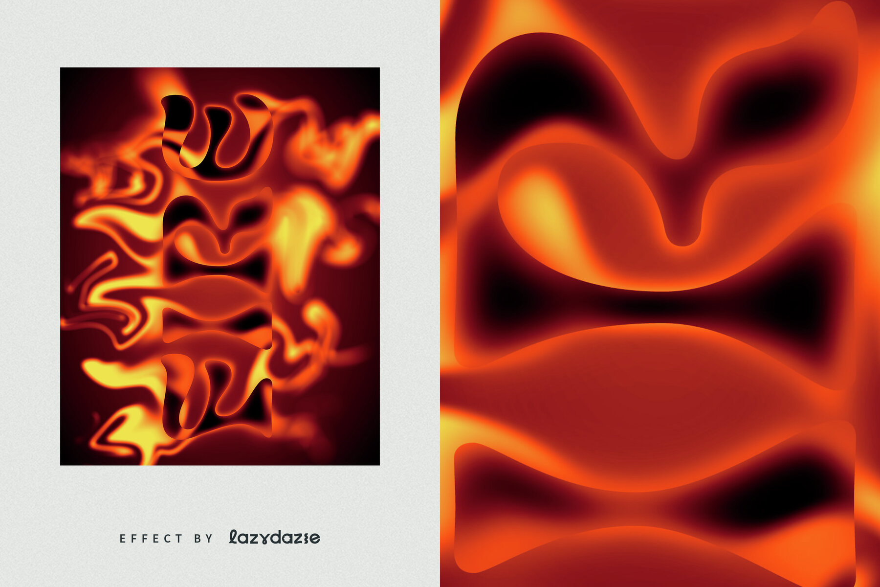 Flame Text Effect Mockup 6