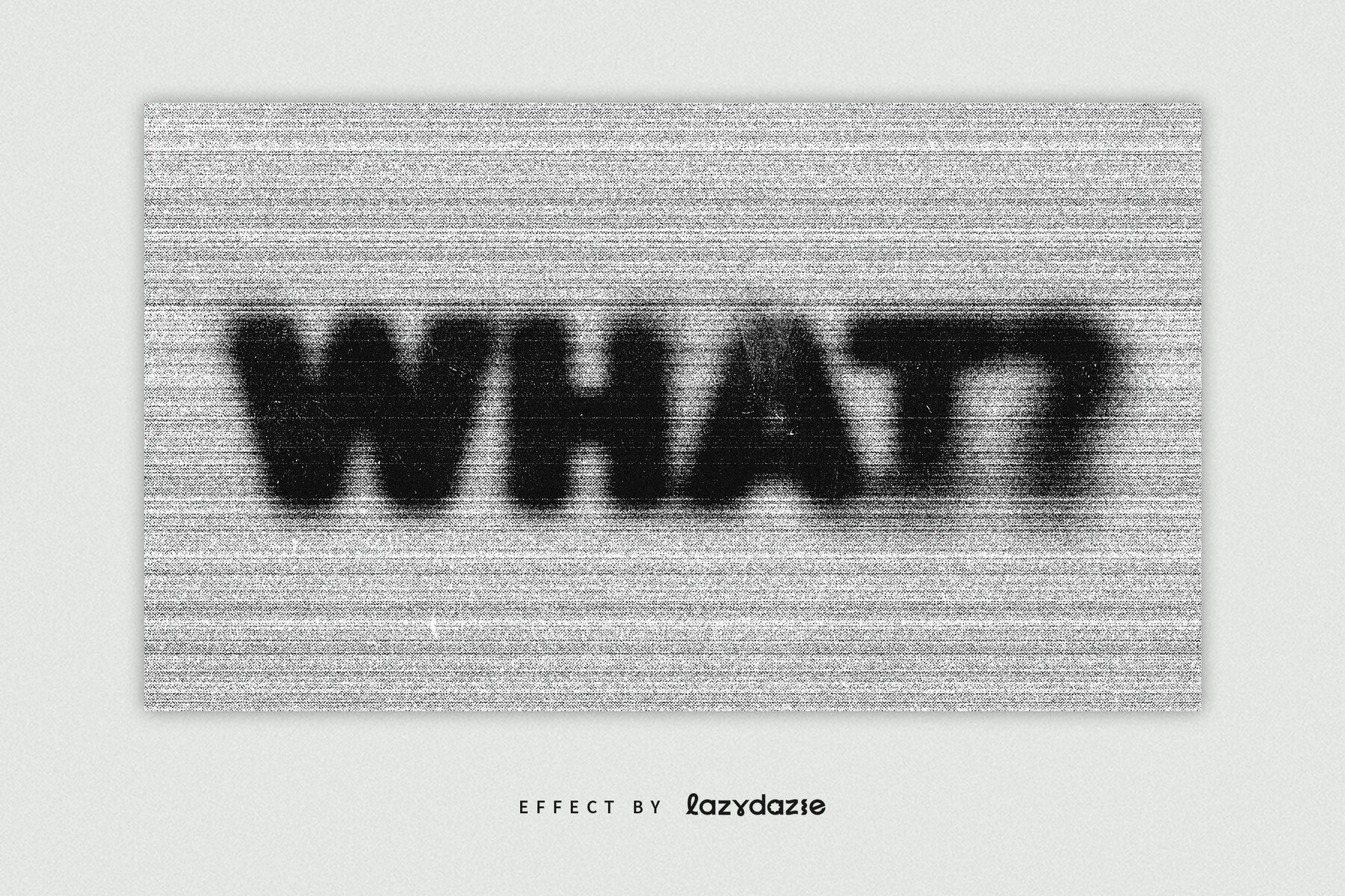 Gritty Photocopy Text Effect Mockup 5