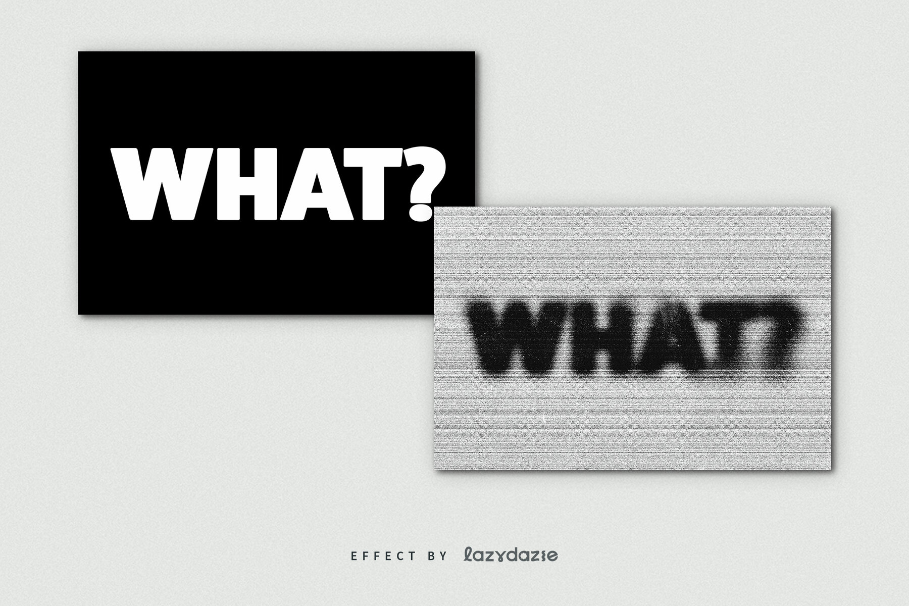 Gritty Photocopy Text Effect Mockup 7