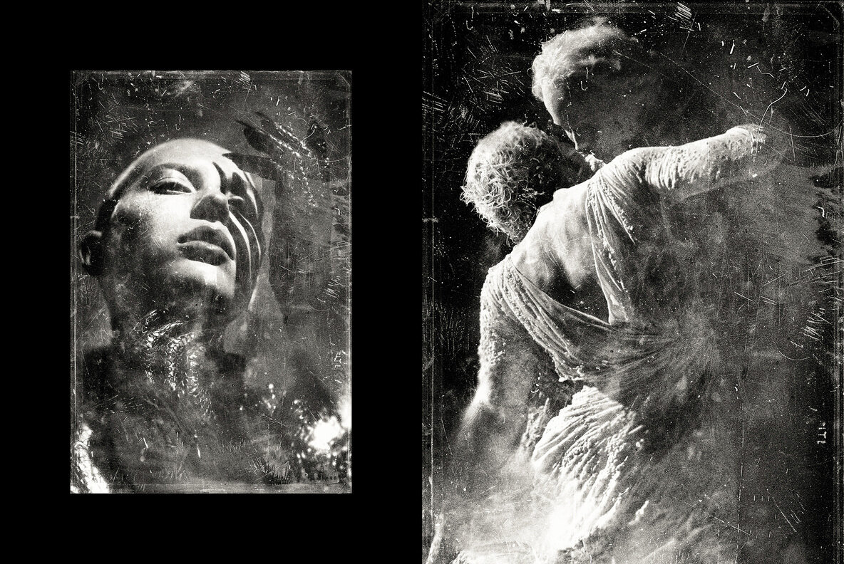 Silver Plate Photo Effect 2