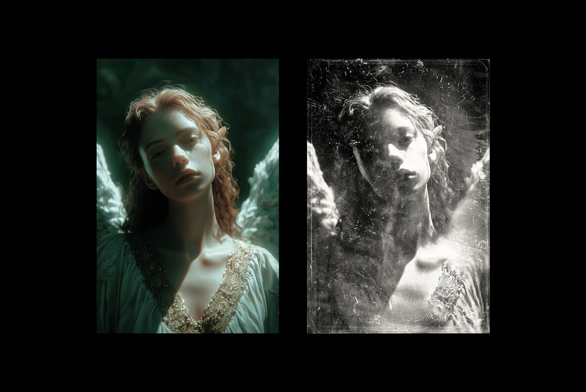 Silver Plate Photo Effect 5