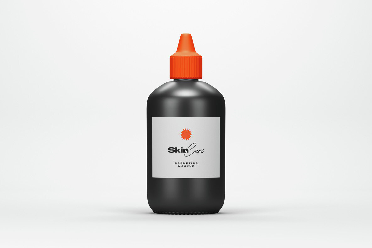 Skincare Bottle Cosmetic Mockup 10