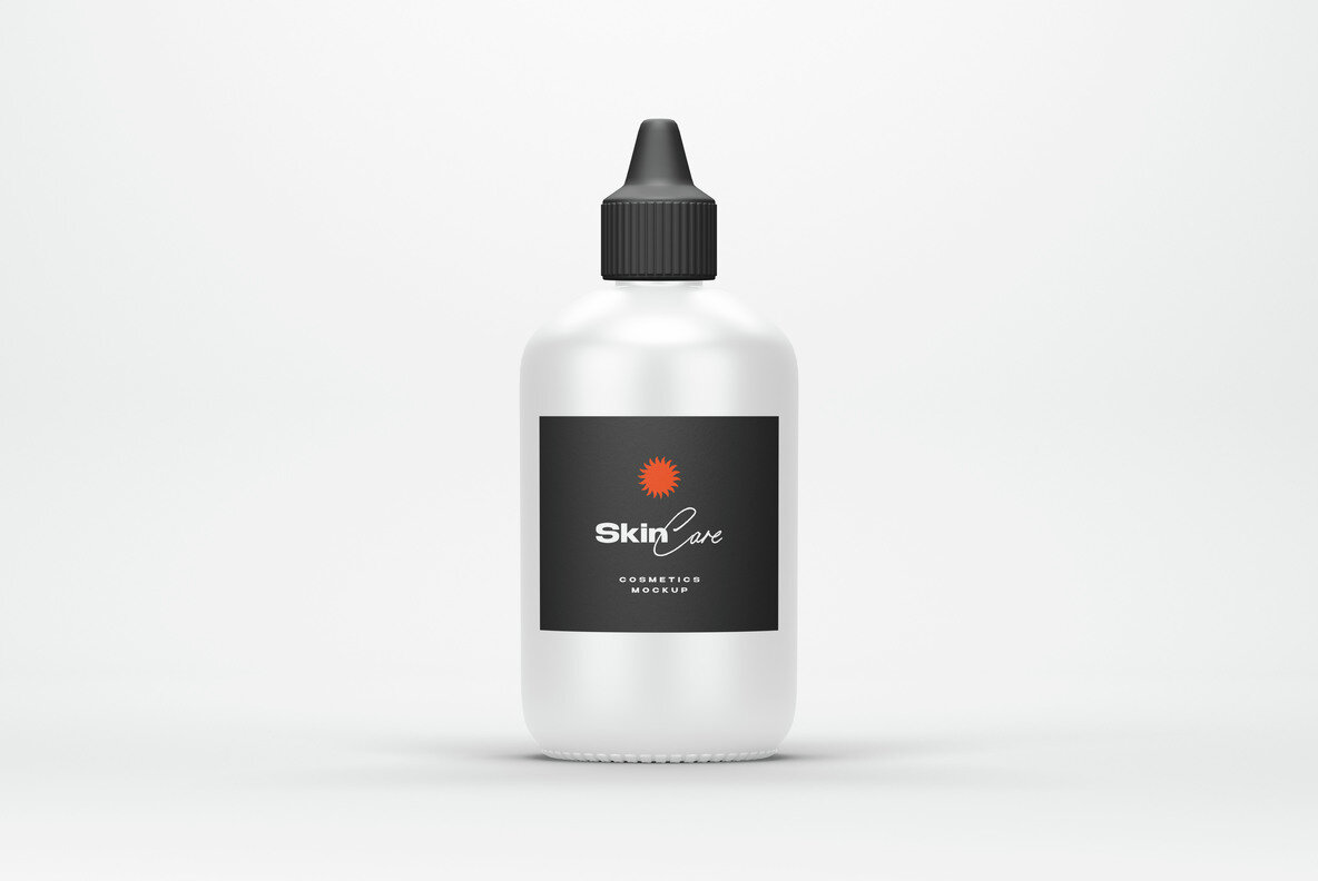 Skincare Bottle Cosmetic Mockup 11