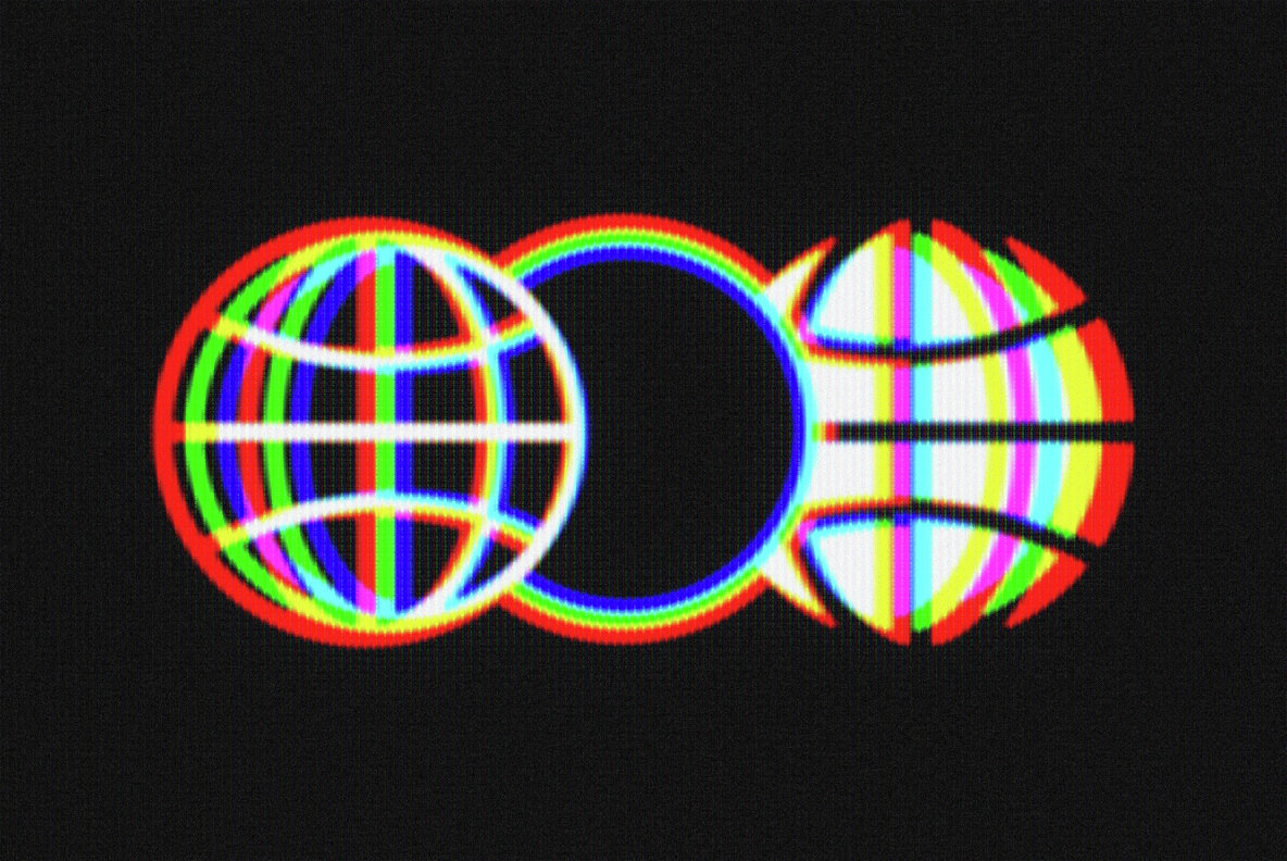 CRT Anaglyph Text Effect 4