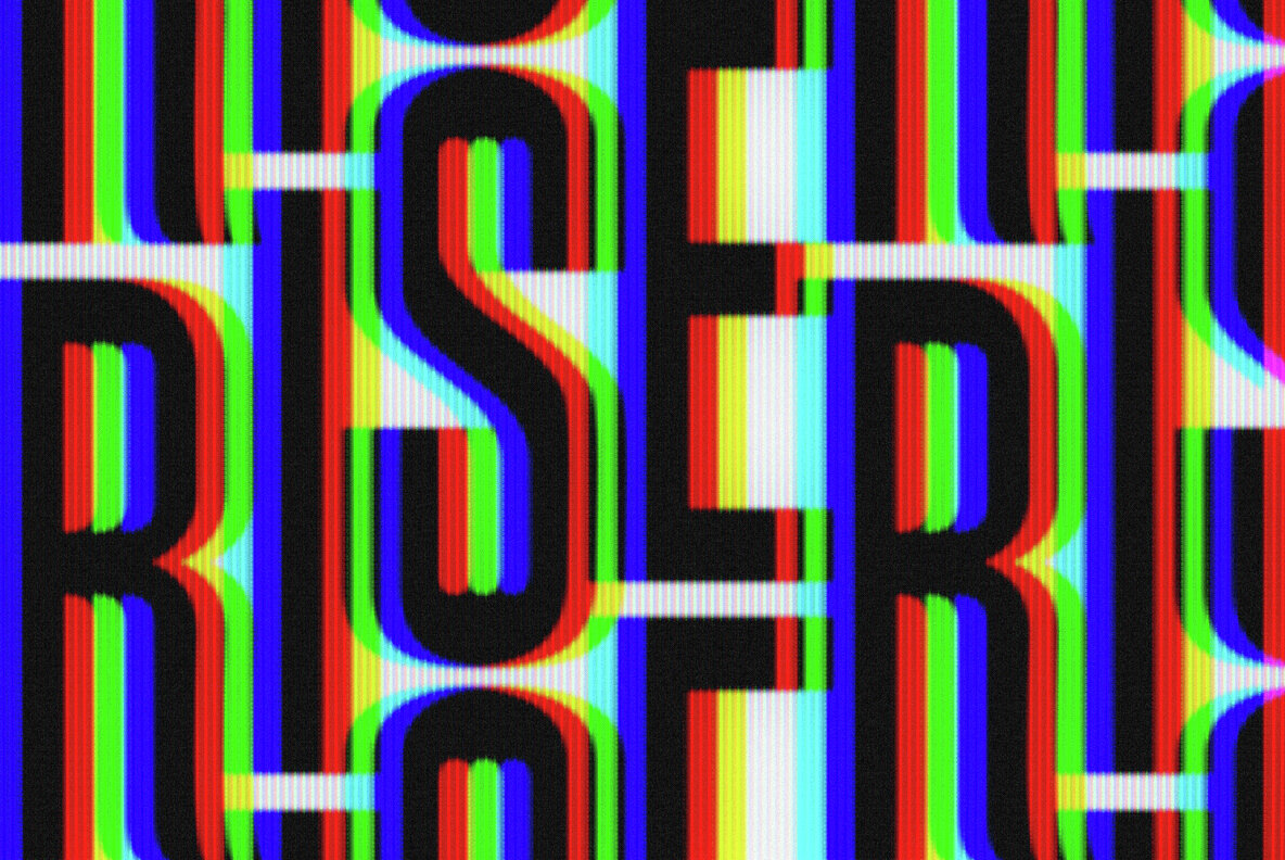 CRT Anaglyph Text Effect 5