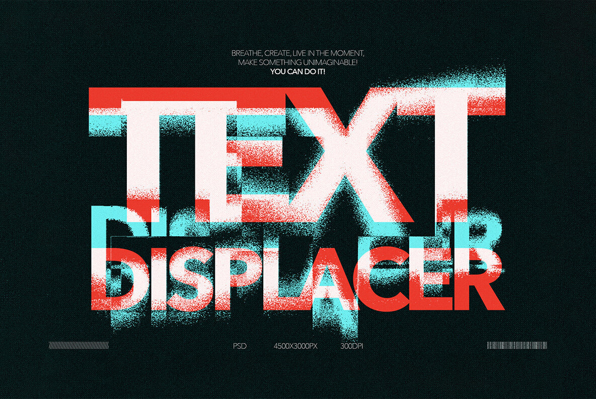 Distortion Text Effect 1