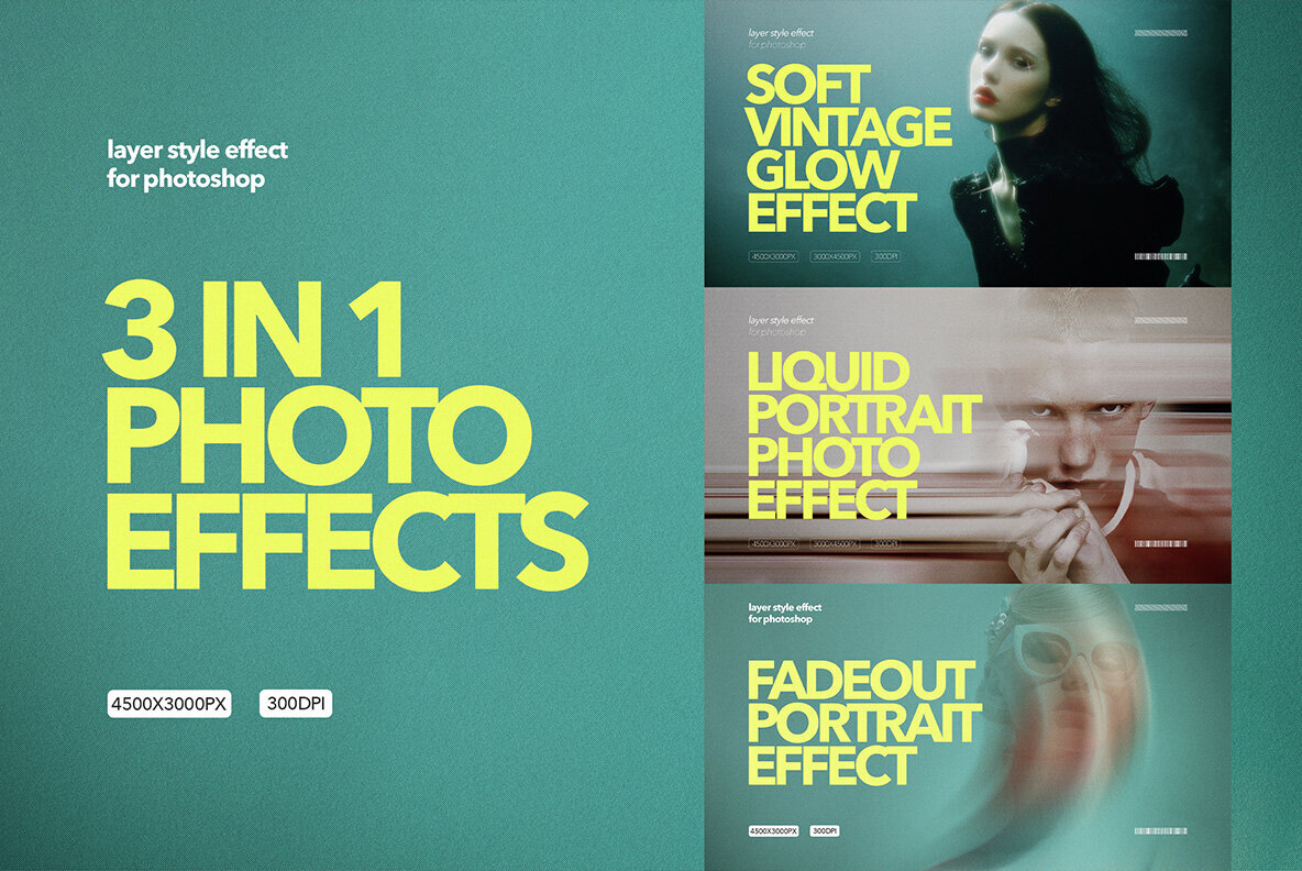 3 IN 1 Portrait Photo Effects 1