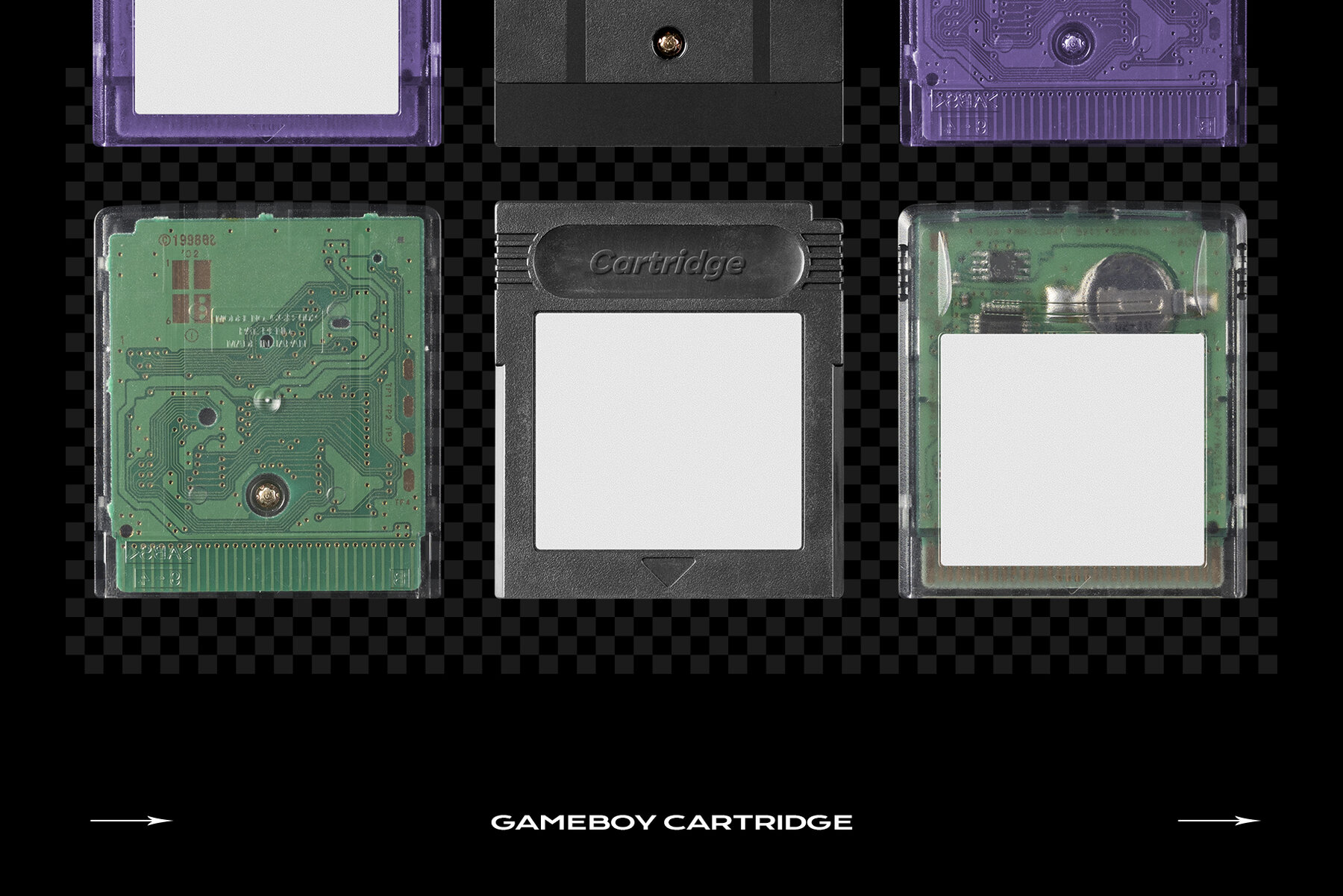 Game Cartridge Mockup Bundle Retro 4
