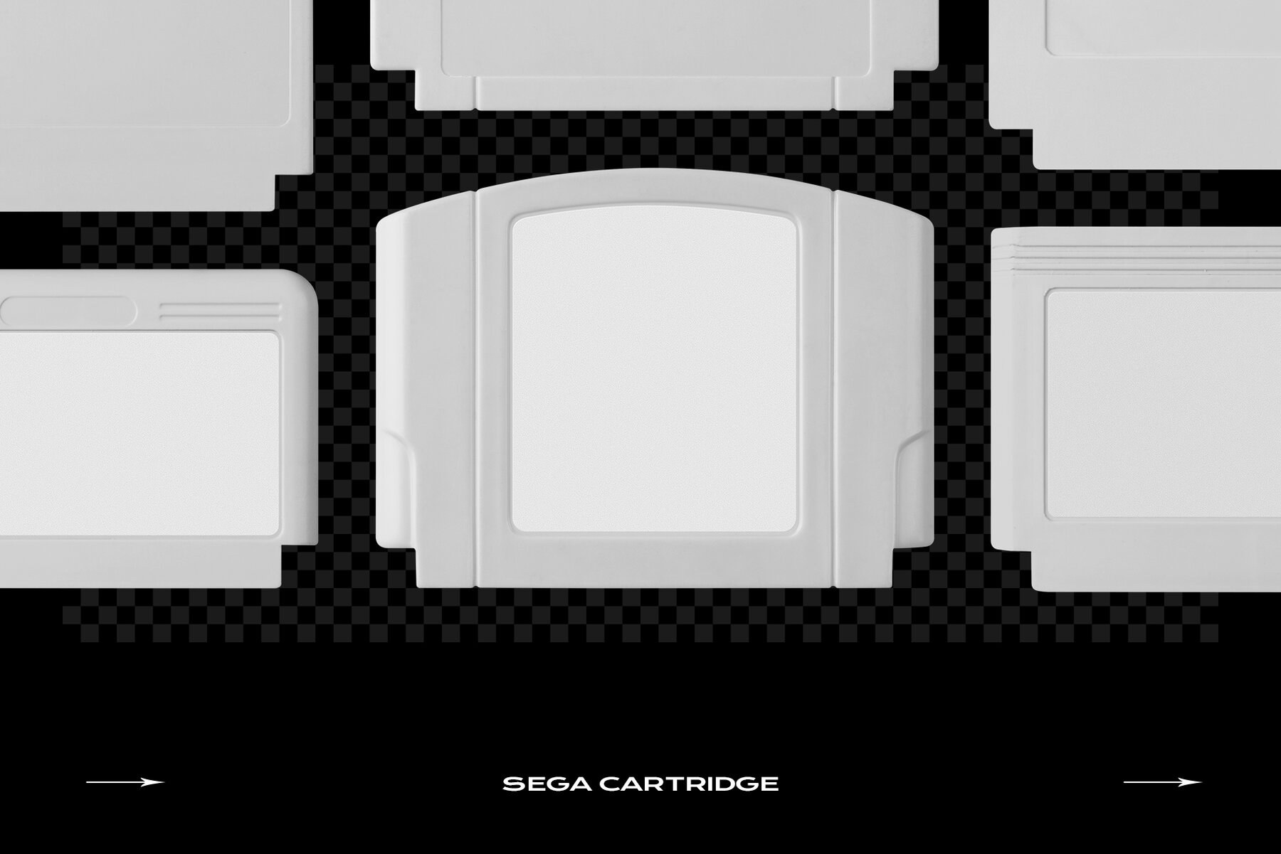 Game Cartridge Mockup Bundle Retro 5