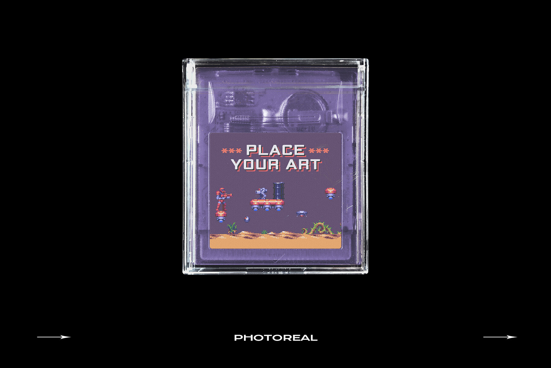 Game Cartridge Mockup Bundle Retro 10