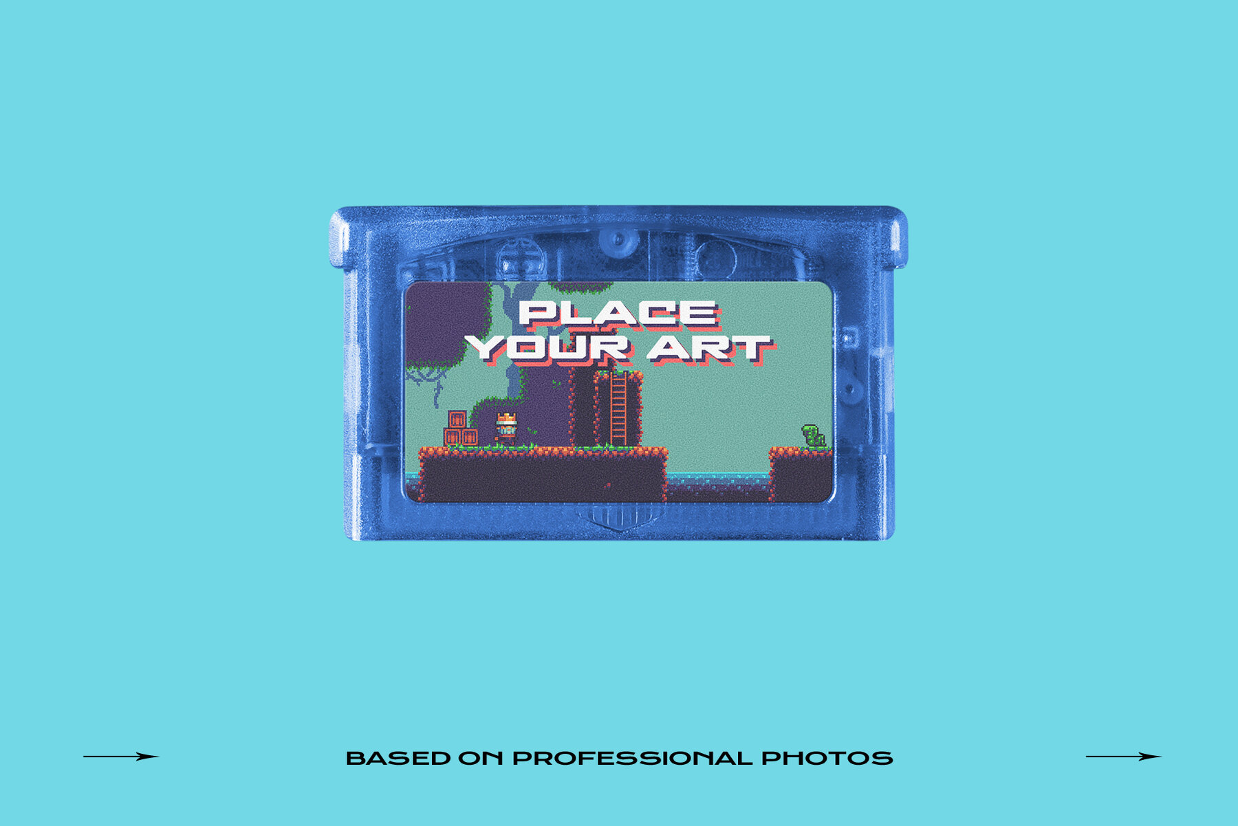 Game Cartridge Mockup Bundle Retro 15