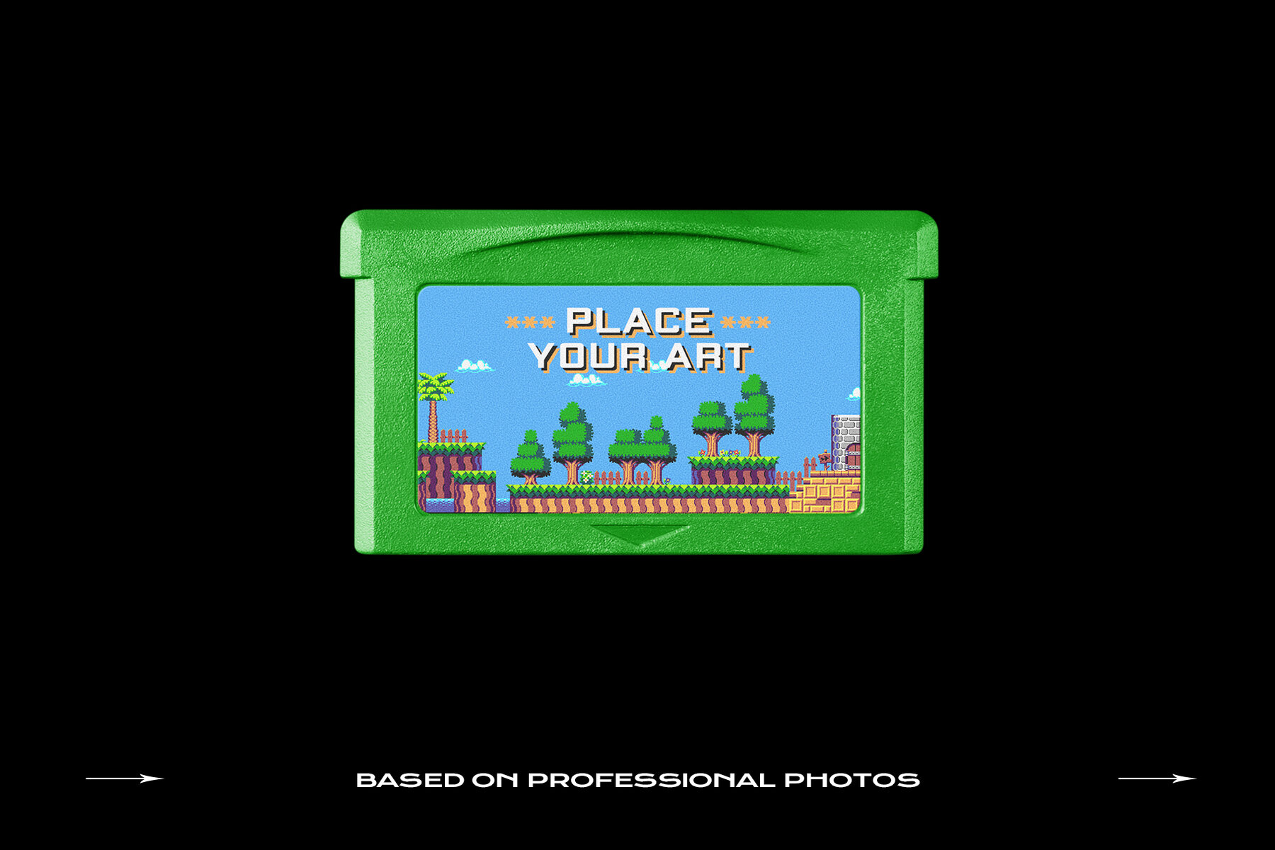 Game Cartridge Mockup Bundle Retro 17