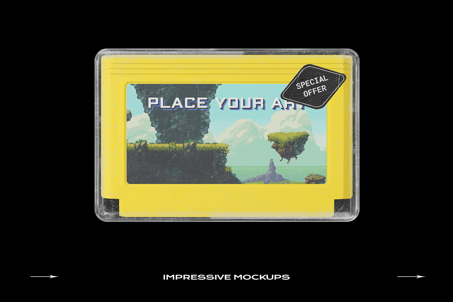 Game Cartridge Mockup Bundle Retro 21