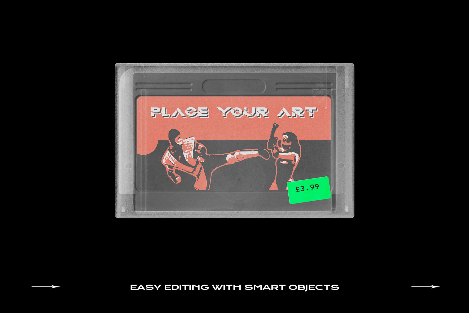 Game Cartridge Mockup Bundle Retro 27