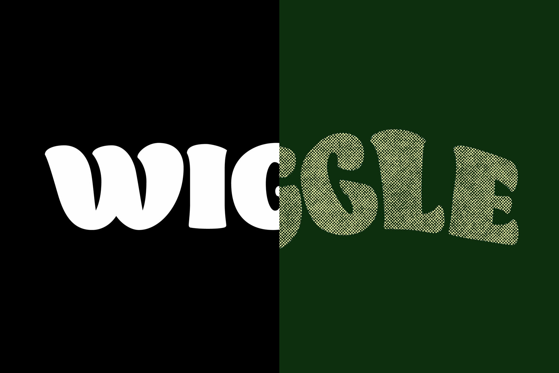 Warped Halftone Text Effect Mockup 8