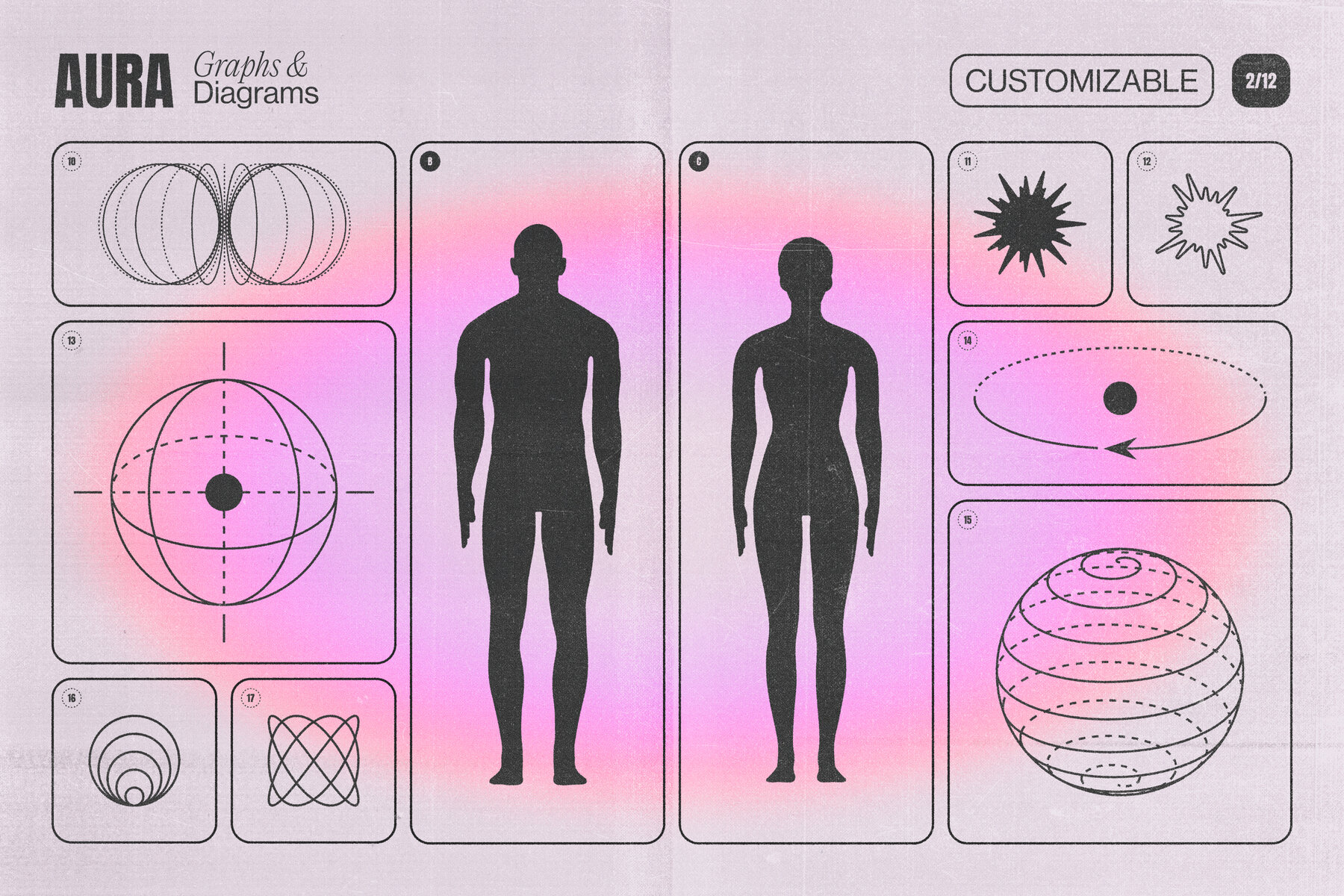 Aura Energy Flow   Mindful Abstract Graphics Pack 4