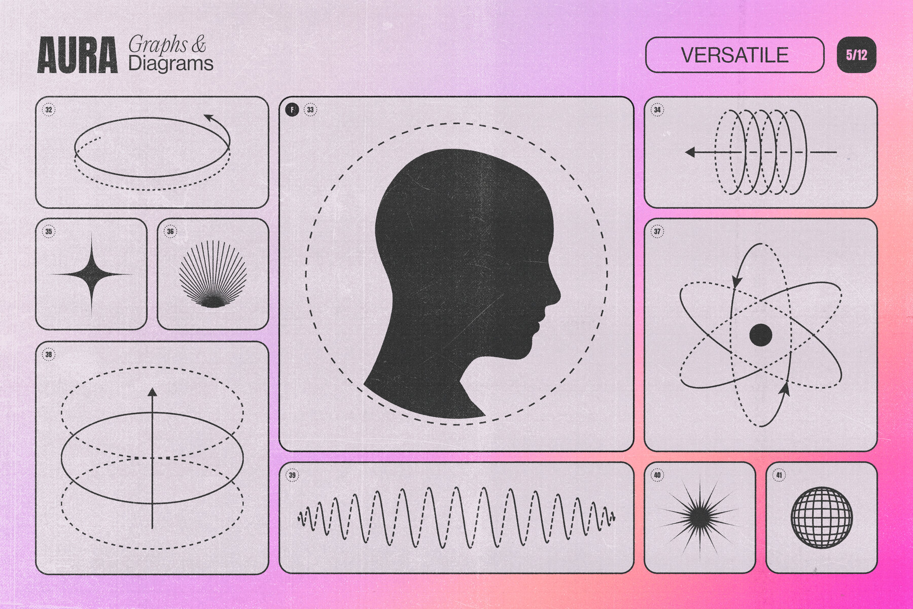 Aura Energy Flow   Mindful Abstract Graphics Pack 9