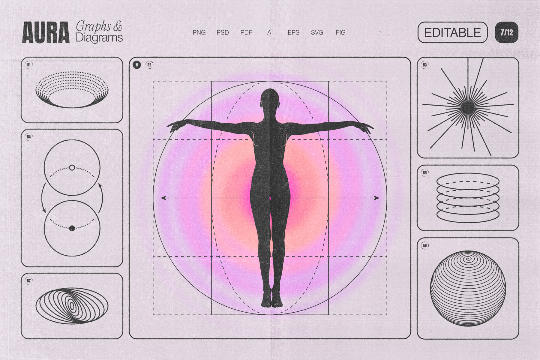 Aura Energy Flow   Mindful Abstract Graphics Pack 16