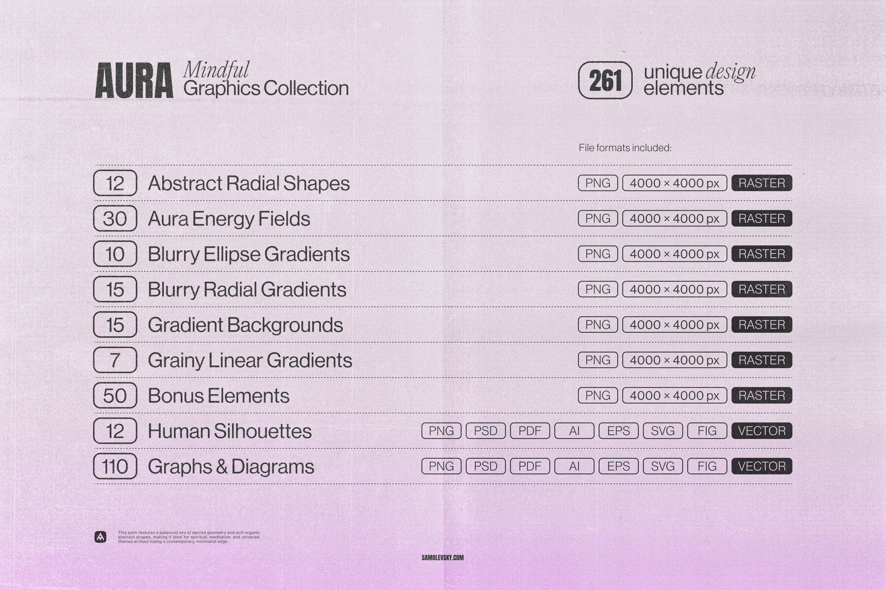 Aura Energy Flow   Mindful Abstract Graphics Pack 28