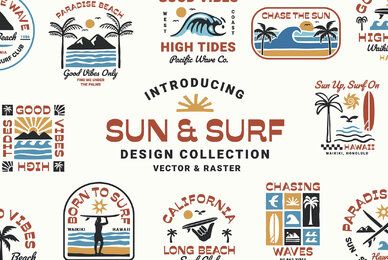 Sun  Surf Design Collection