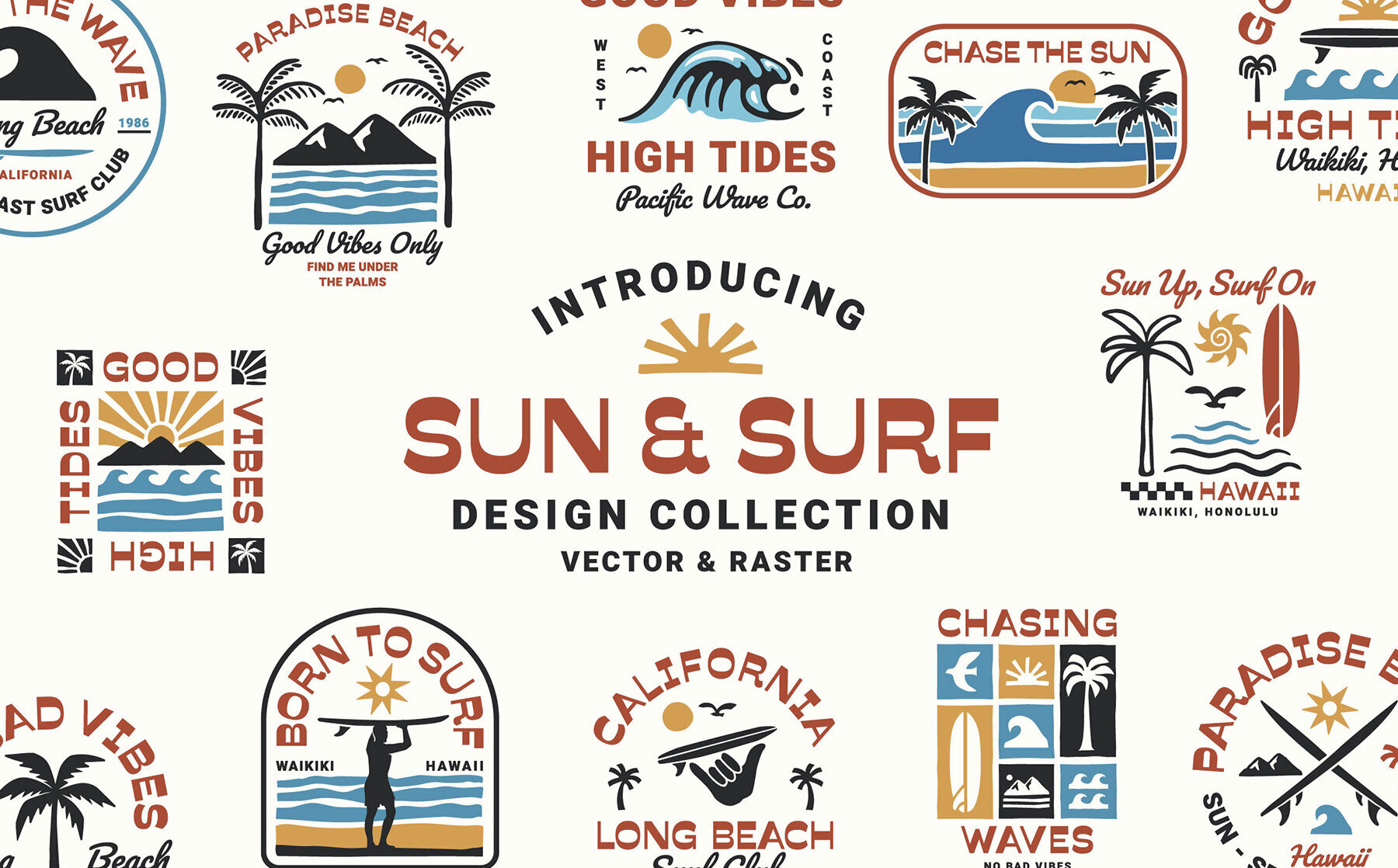 Sun   Surf Design Collection 1