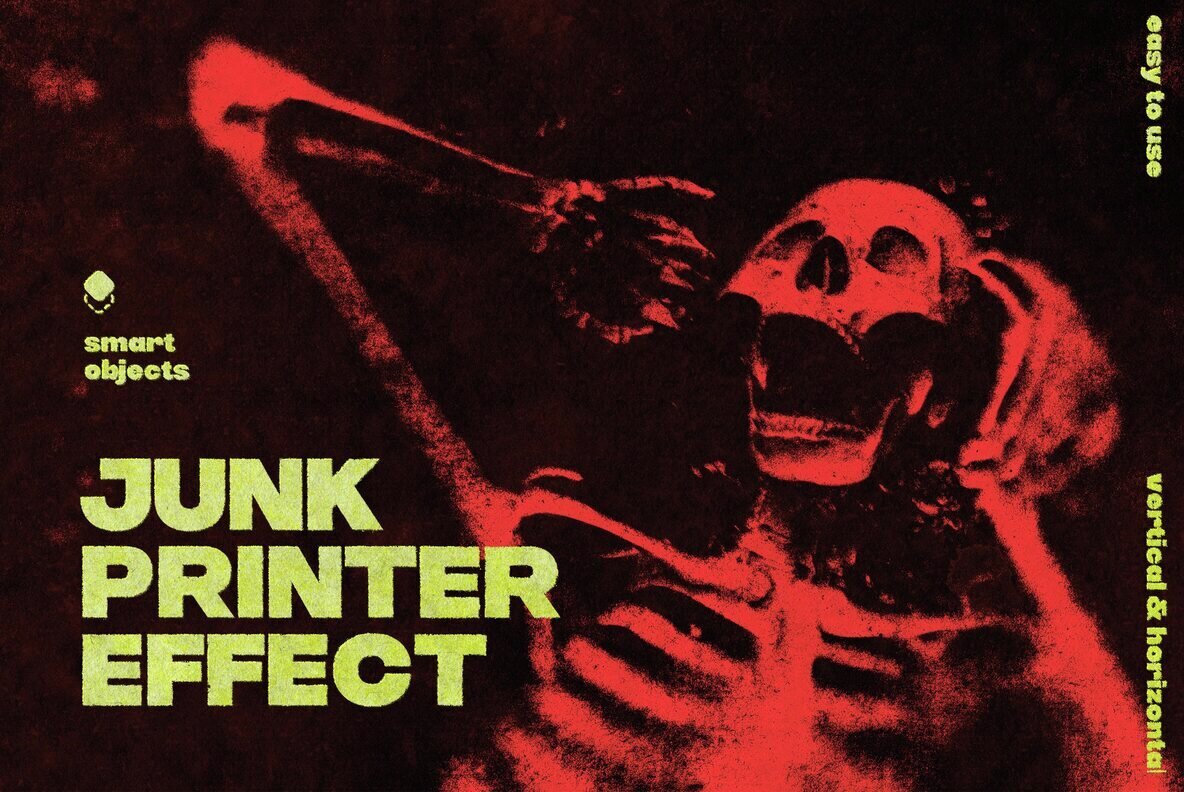 Junk Printer Photo Effect 1