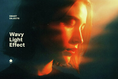 Wavy Light Photo Effect