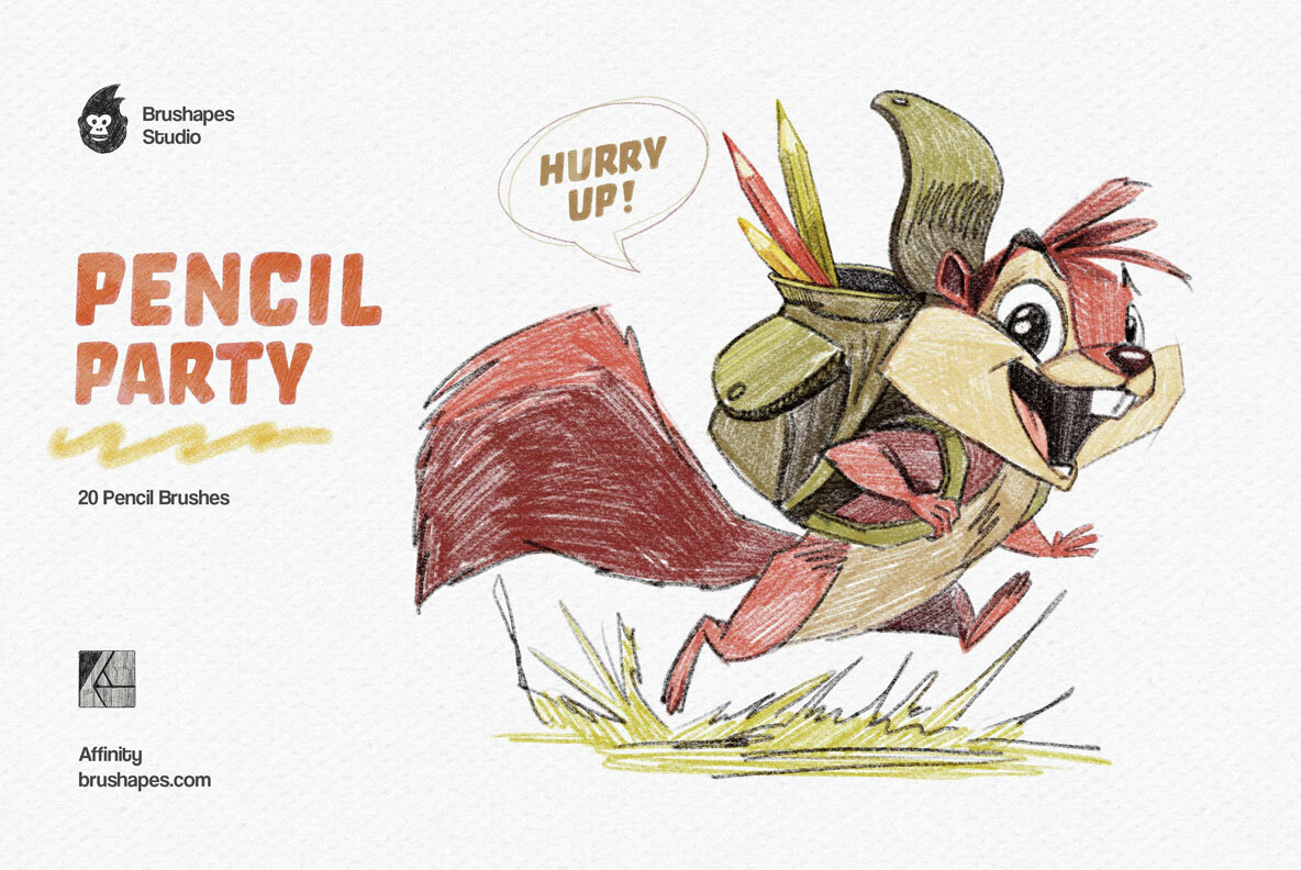 Pencil Party Affinity Brushes 1
