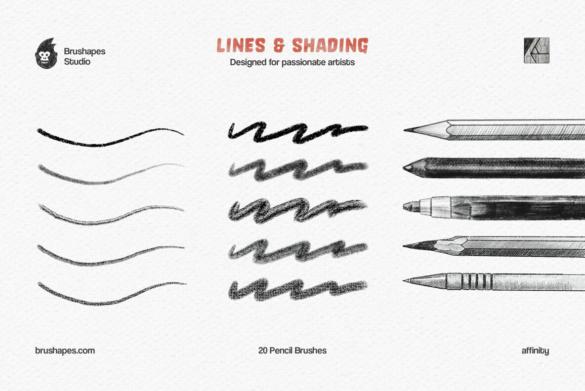 Pencil Party Affinity Brushes 2