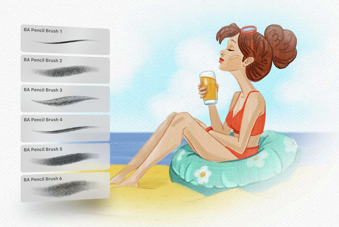 Pencil Party Affinity Brushes 7