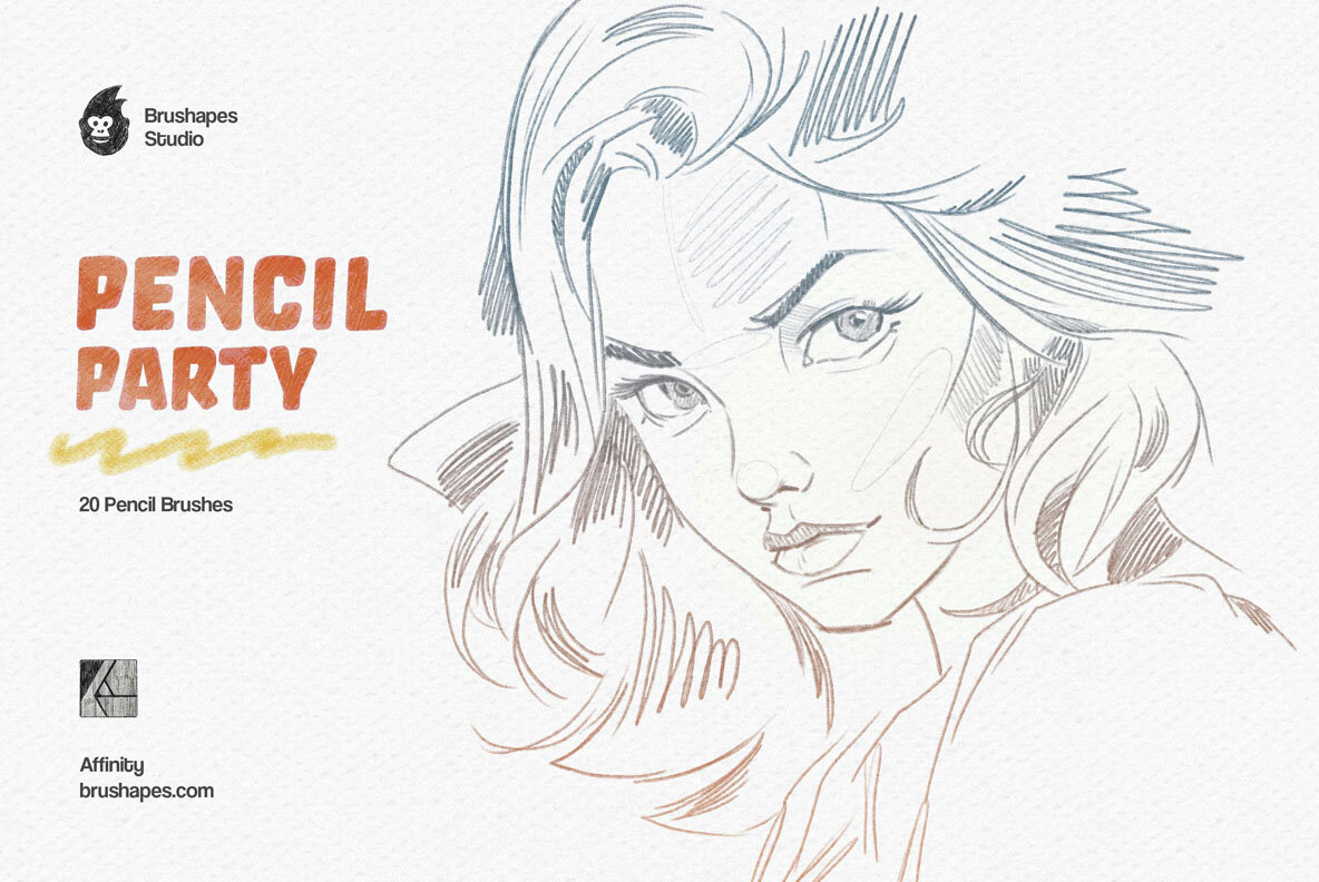 Pencil Party Affinity Brushes 9