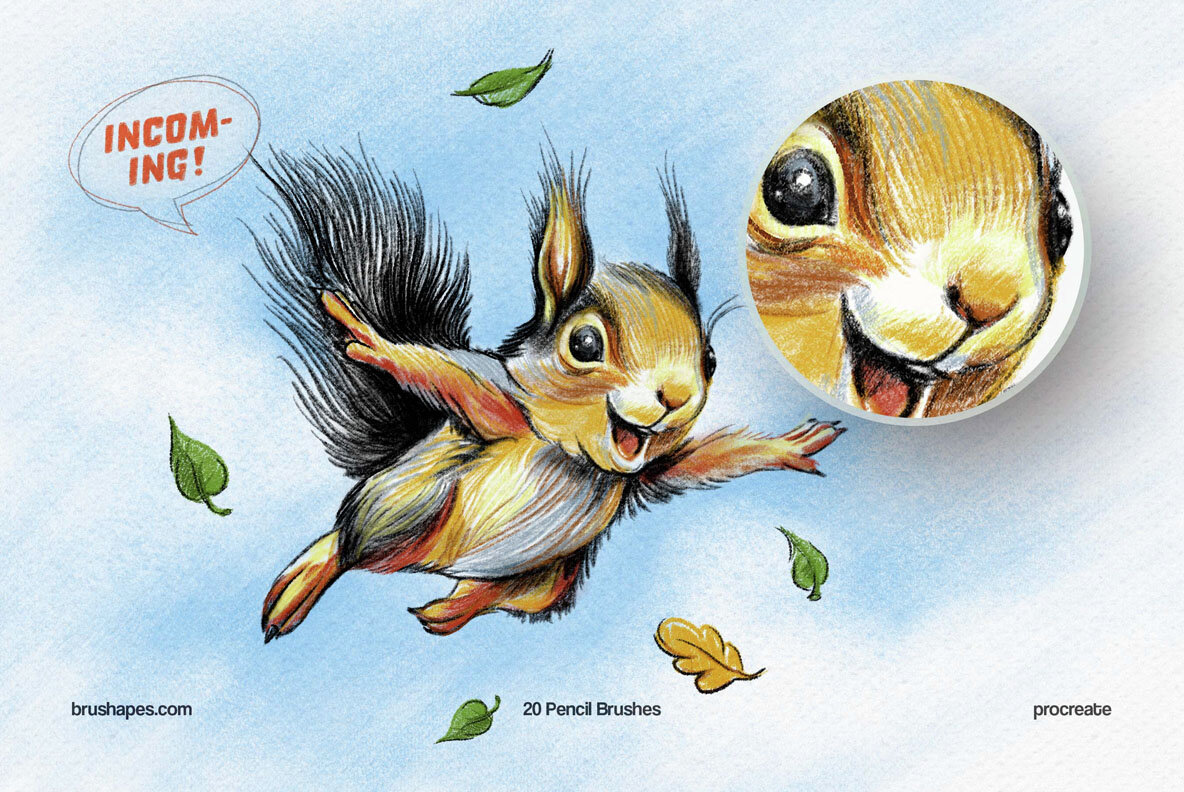 Pencil Party Procreate Brushes 4