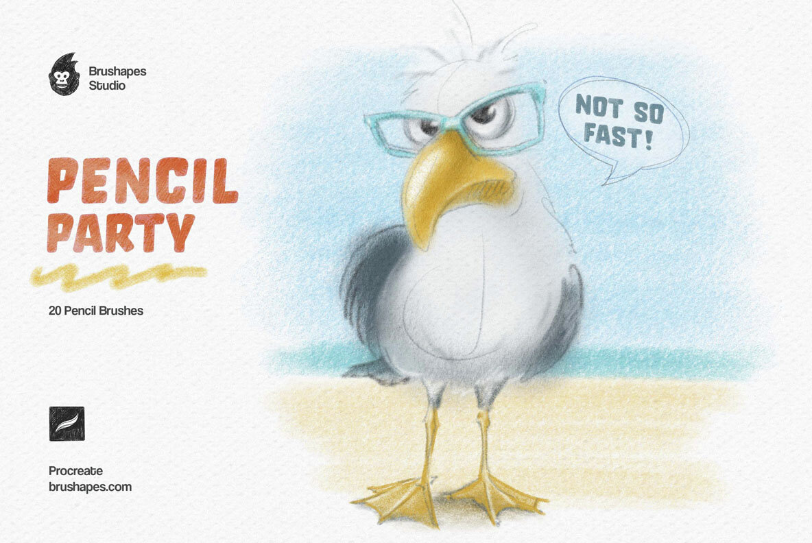 Pencil Party Procreate Brushes 6