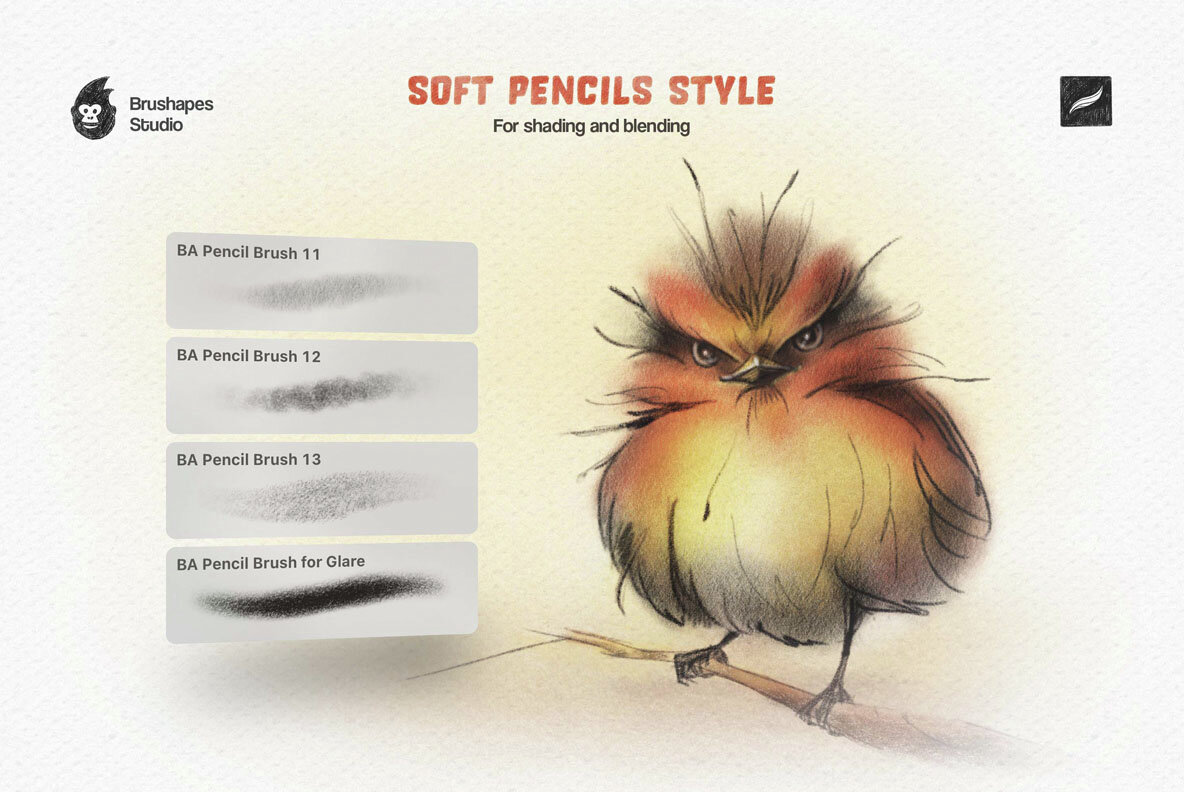 Pencil Party Procreate Brushes 8