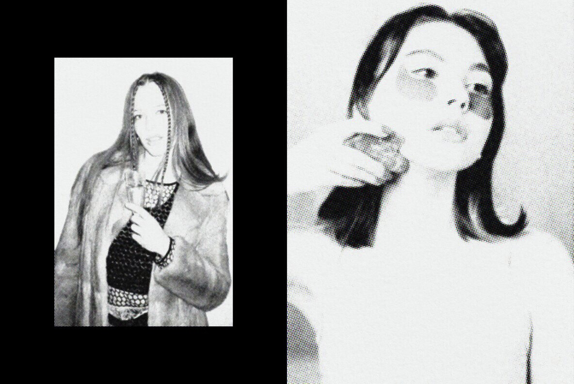 Retro Halftone Magazine Photo Effect 6