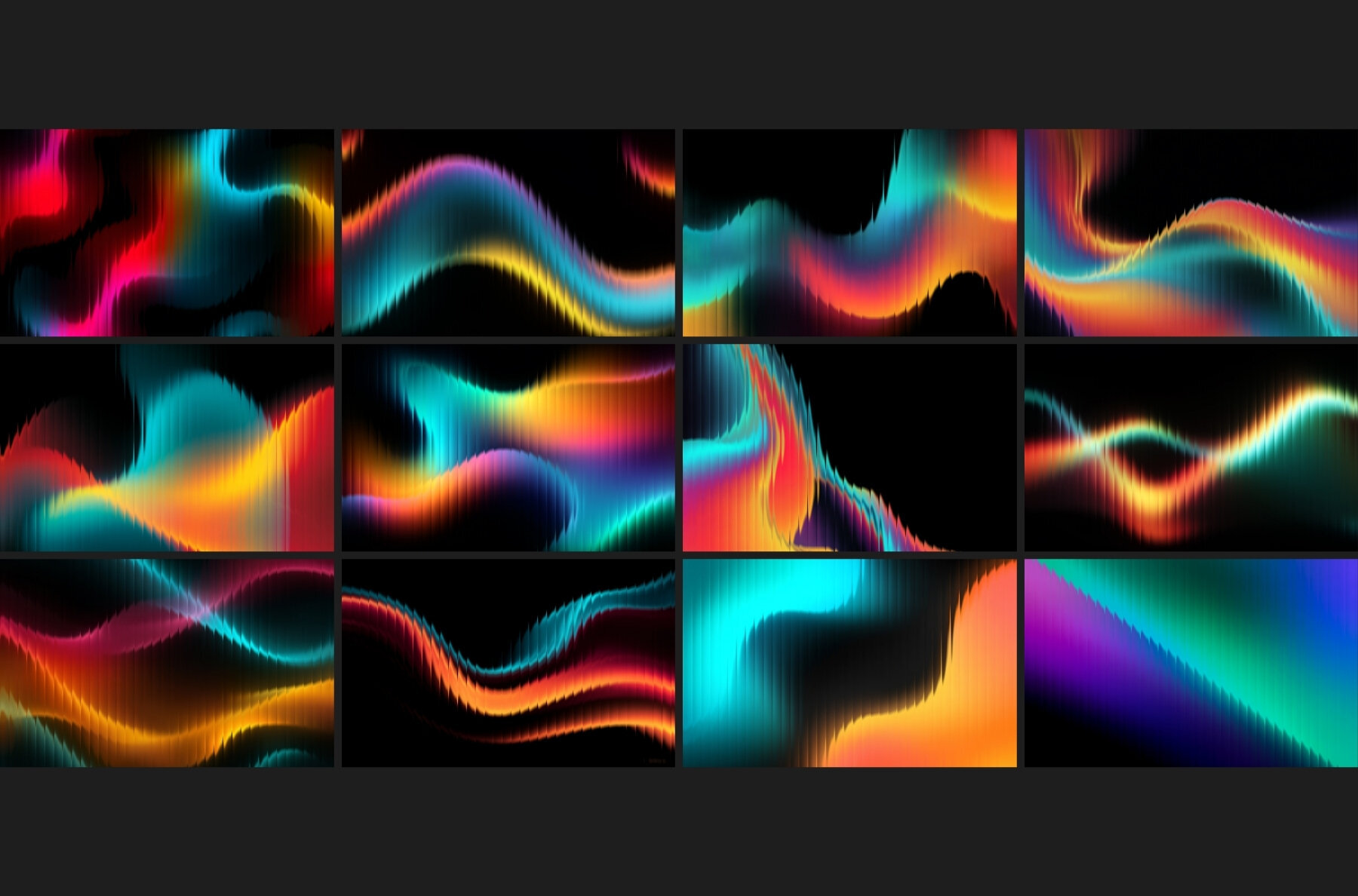 Fractal Glass Gradient Textures 2