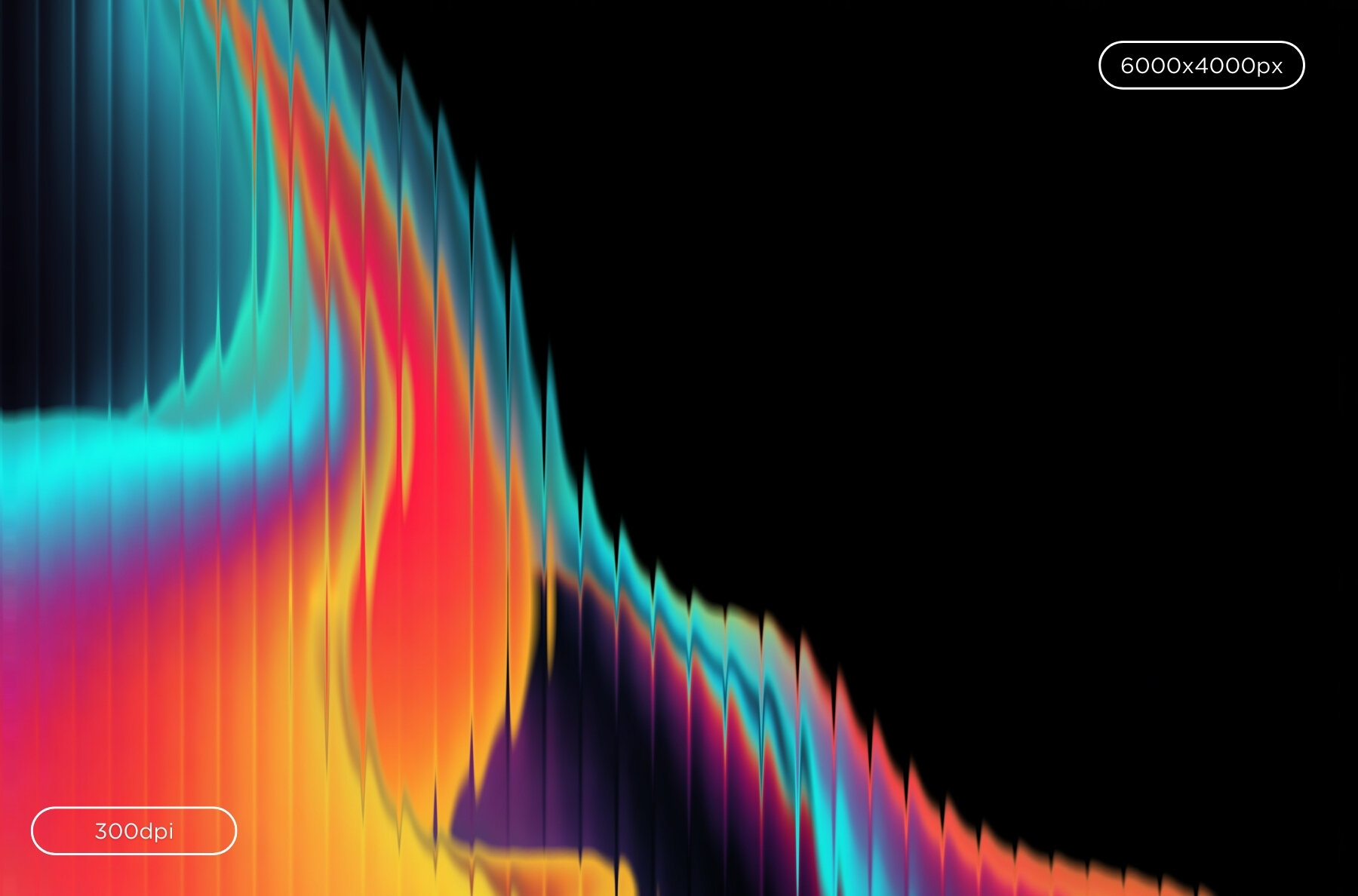 Fractal Glass Gradient Textures 5