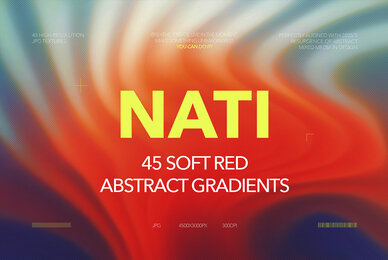 Nati Soft Red Abstract Gradients