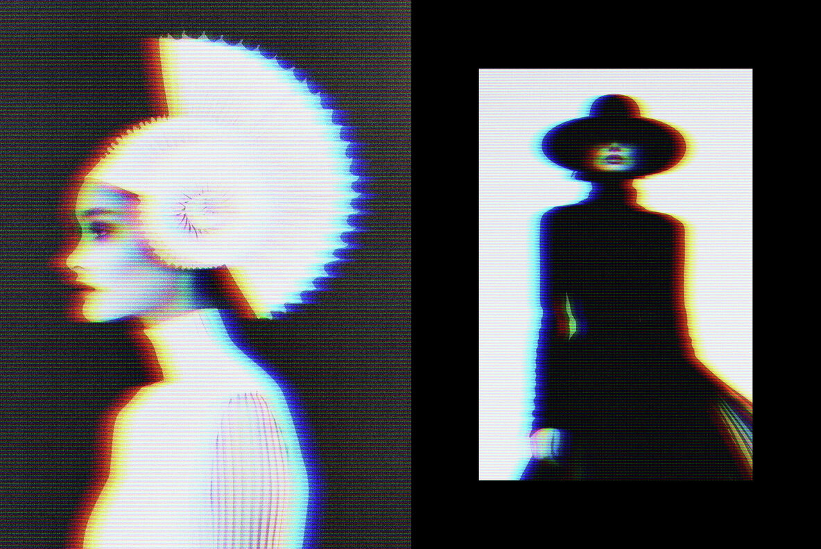 Anaglyph CRT Photo Effect 4