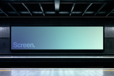 Subway Screen Mockup