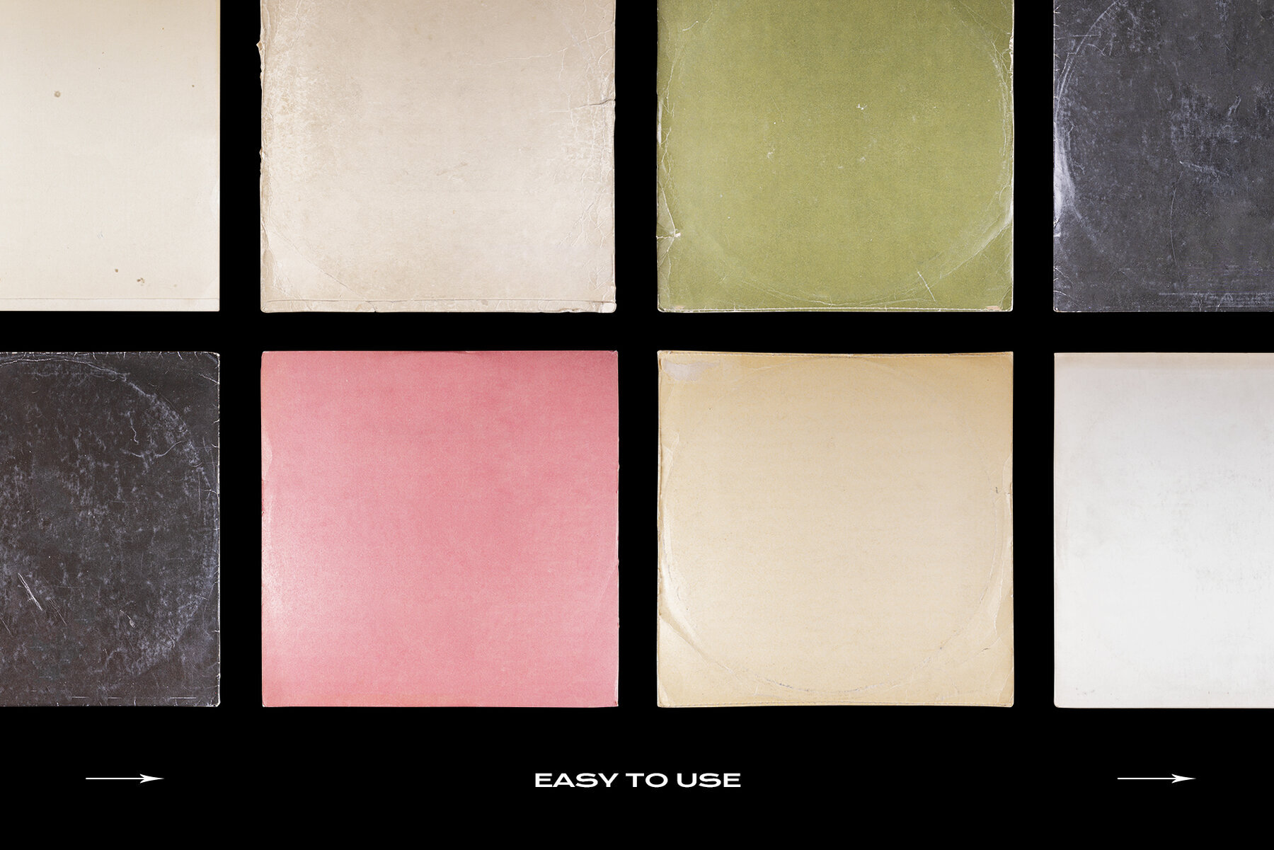 Vinyl Record Texture Bundle 3