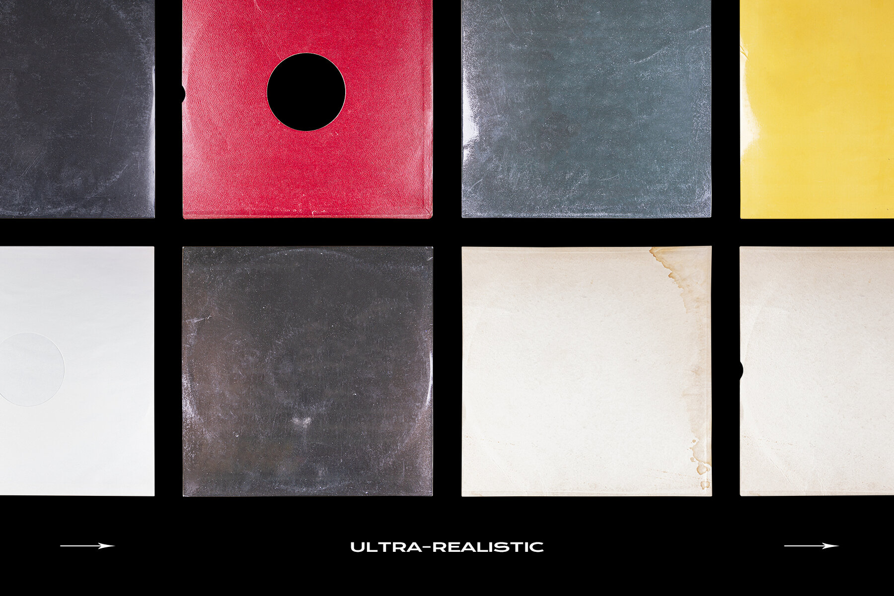 Vinyl Record Texture Bundle 8
