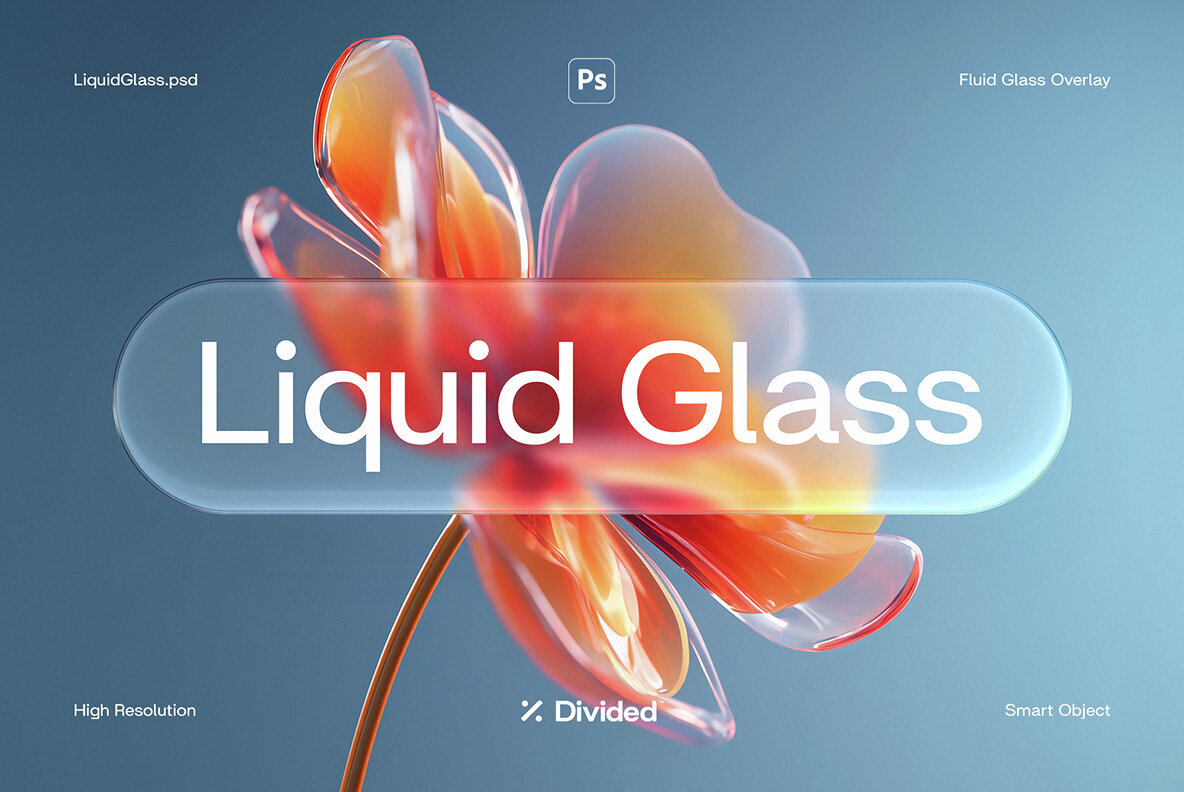 Liquid Glass Overlay Effect 1