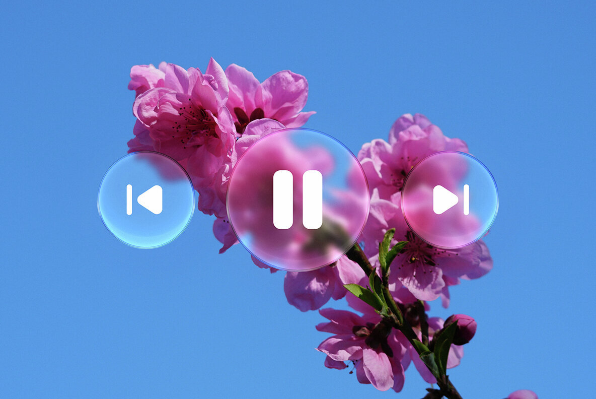 Liquid Glass Overlay Effect 3