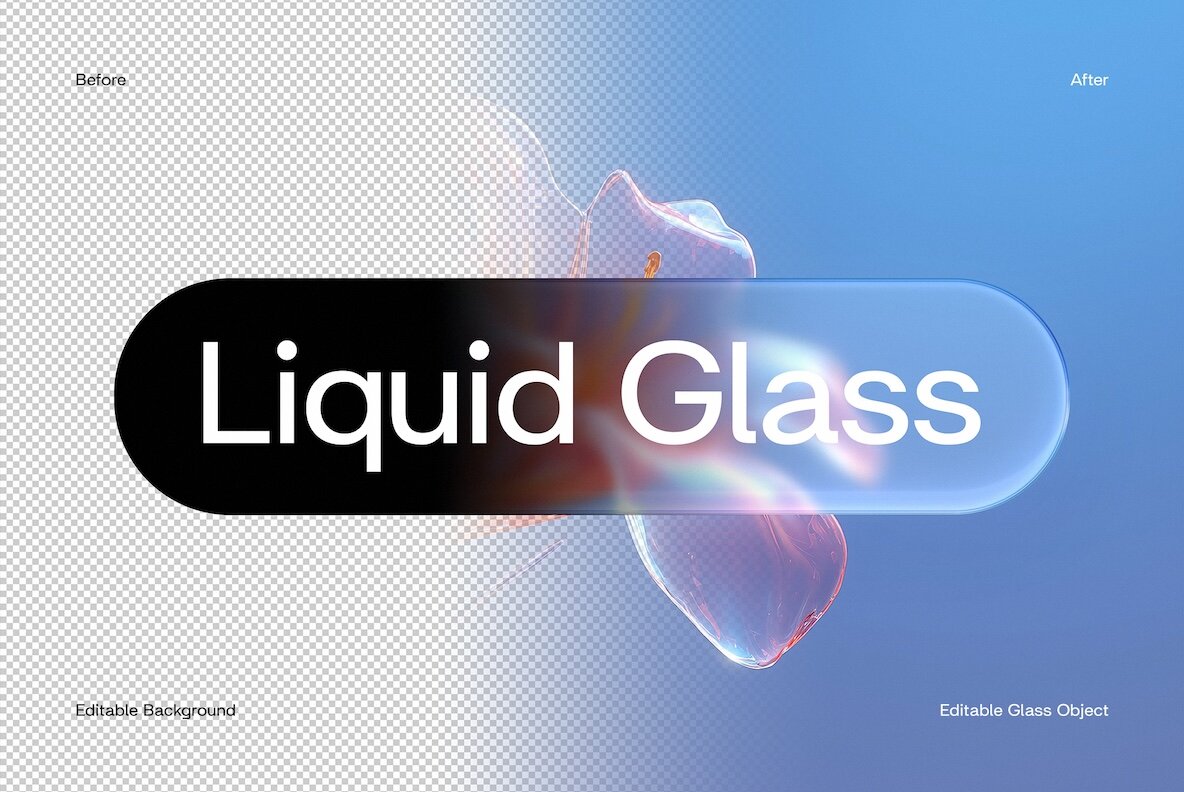Liquid Glass Overlay Effect 4