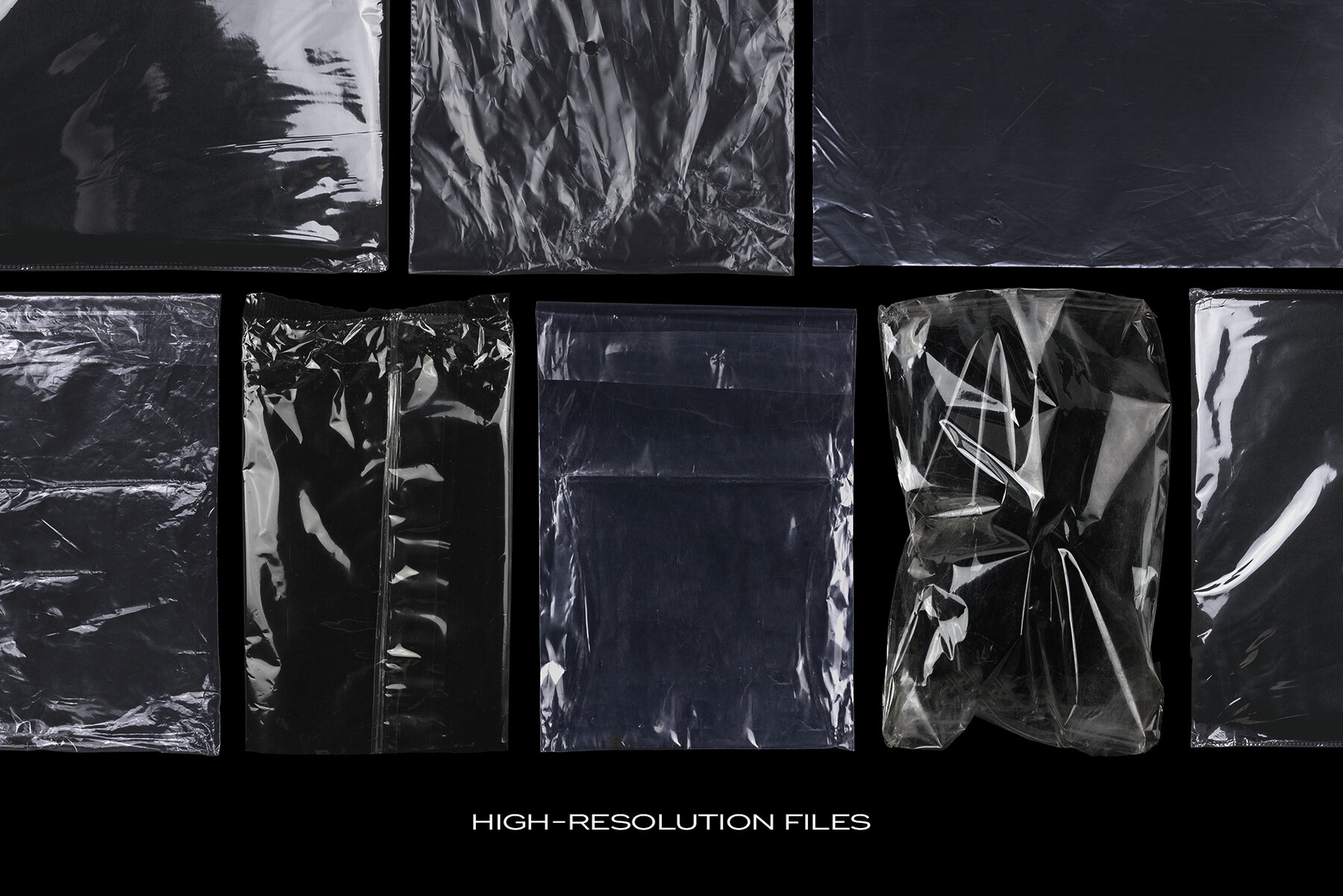 Plastic Bags Texture Branding Bundle 6