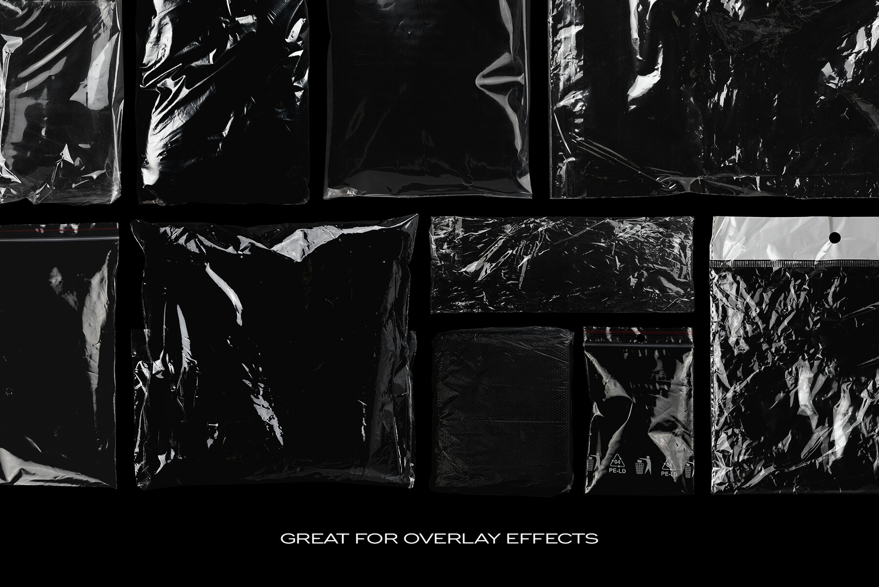 Plastic Bags Texture Branding Bundle 7