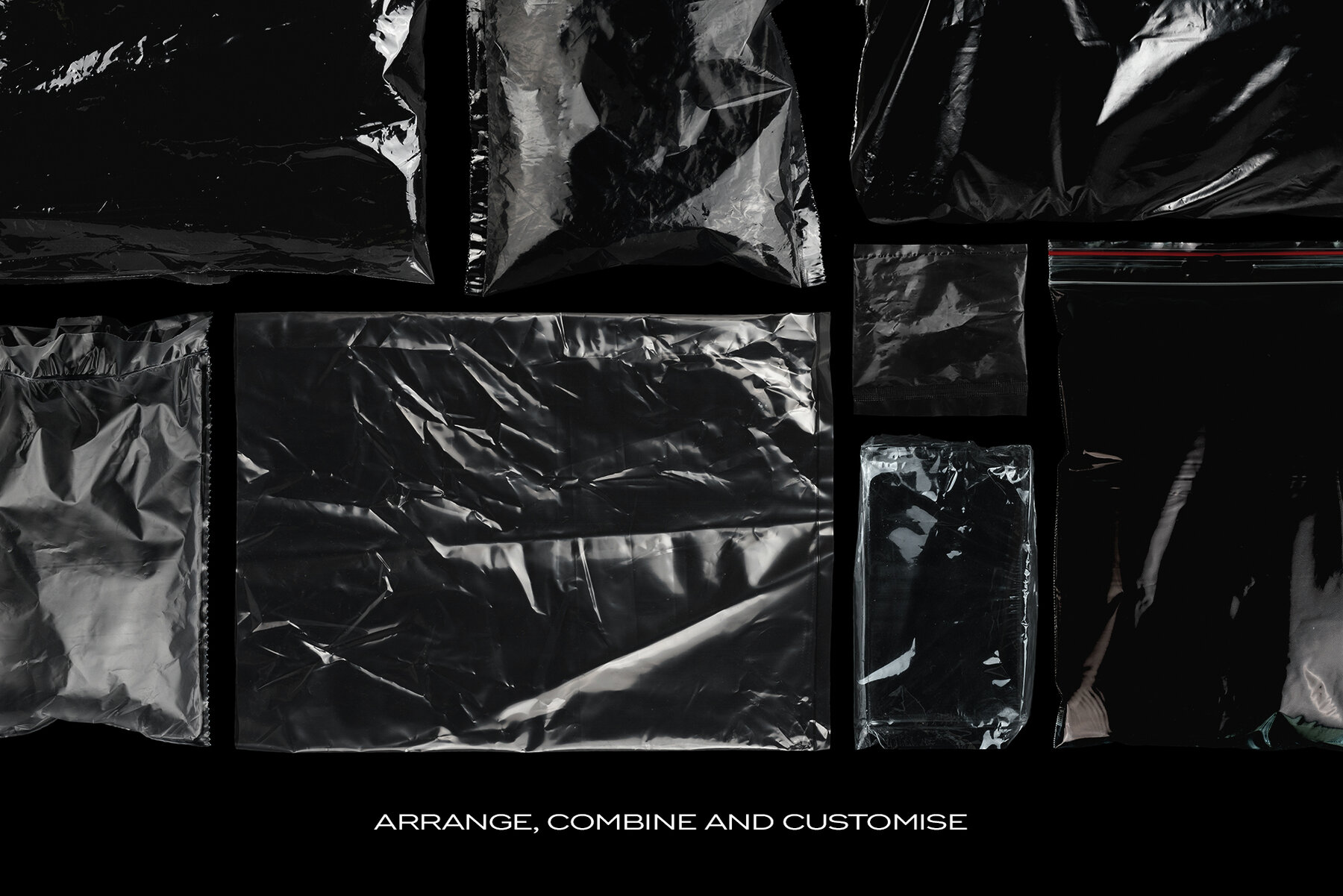 Plastic Bags Texture Branding Bundle 8